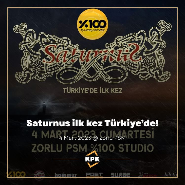Saturnus ilk kez Türkiye’de! 4 Mart 2023 @ Zorlu PSM

%100 Metal kapsamında Danimarkalı doom metal grubu Saturnus, 4 Mart Cumartesi günü ilk defa Türkiye’de konser vermek için geliyor.

Detaylar:
kapakmagazin.com/saturnus-ilk-k…

#live #metal  #saturnus #konser