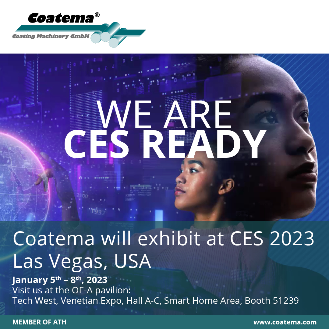 Coatema (@coatema) on Twitter photo We are excited to announce that together with #nextMachinery, @Coatema will be exhibiting at the world’s largest Electronics show #ces23, in Las Vegas. Please join <a href="/ThomasKolbusch/">Thomas Kolbusch</a> and #TomislavBelosevic at the <a href="/OEAonline/">@OEAonline</a> pavilion between January 5th and 8th, 2023. We are excited to announce that together with #nextMachinery, @Coatema will be exhibiting at the world’s largest Electronics show #ces23, in Las Vegas. Please join <a href="/ThomasKolbusch/">Thomas Kolbusch</a> and #TomislavBelosevic at the <a href="/OEAonline/">@OEAonline</a> pavilion between January 5th and 8th, 2023.