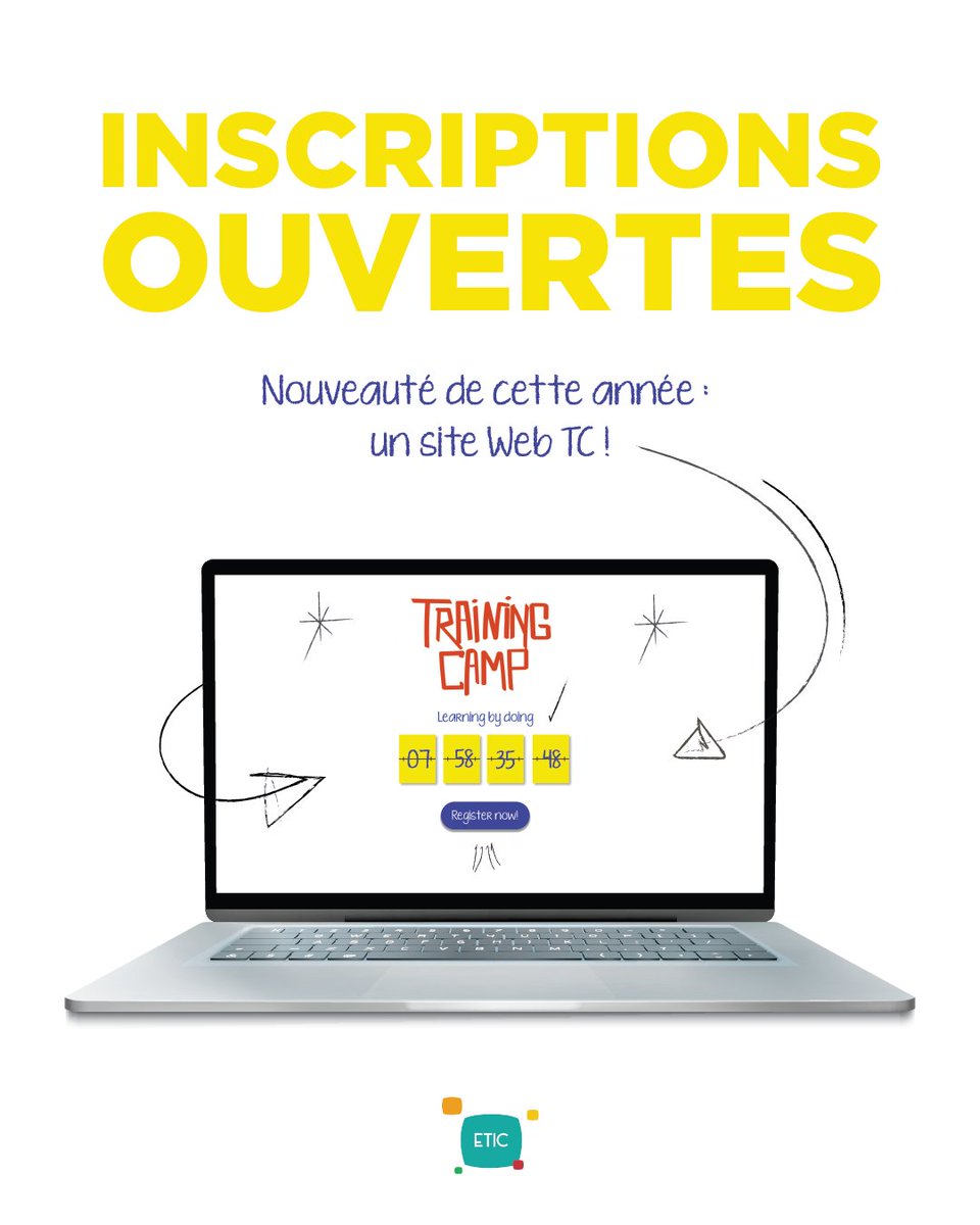ETIC_Club's tweet photo. Les inscriptions au TC sont enfin ouvertes et se feront à travers la nouveauté de cette année.
Vous vous demandez sûrement de quoi il s'agit, et bien ce n’est rien d’autre qu’un ... 🥁🥁🥁 site dédié à l’événement !

 le lien est disponible en bio.

#ETIC #ESI #TC #TrainingCamp https://t.co/bhW6nr2Hg6