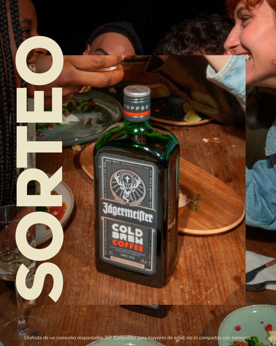 Venga chicos sorteo de viernes que hay que ir animándose👍. Gana una botella del nuevo Jägermeister Cold Brew Coffee así de fácil:

1️⃣ Síguenos
2️⃣Da RT a este tweet
3️⃣Menciona al colega con el que sabes que la vas a compartir😌.