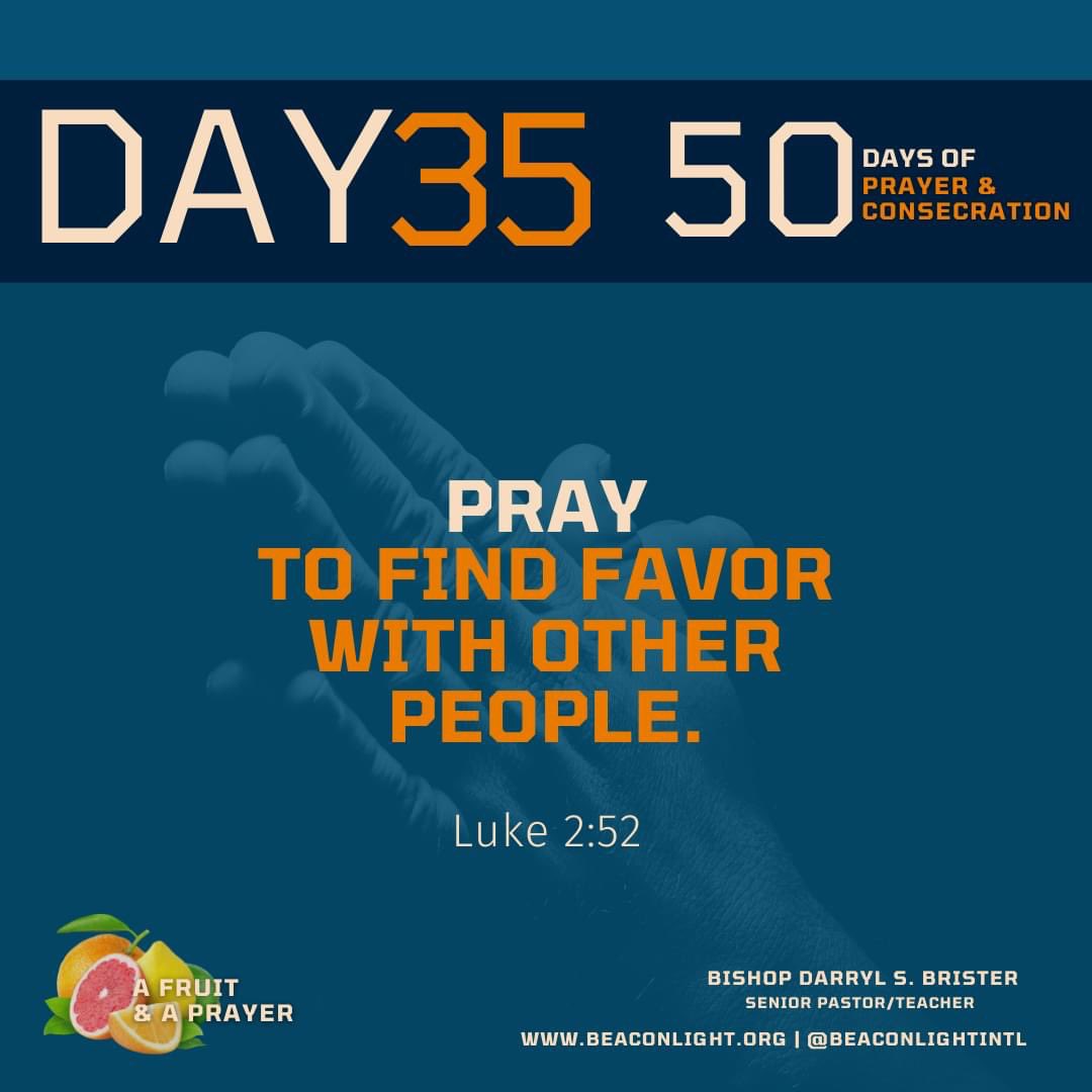 God1stcf_'s tweet photo. Day # 35
Pray to find favor with other people.
(Luke 2:52) #GodFirst #AFruitNAPrayer 🍍🍊🍎🍓🍇🍉🍌 https://t.co/hl8GP6NrA7