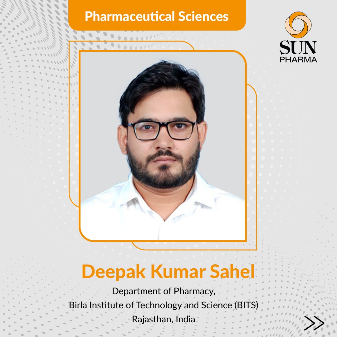 SunPharma_Live's tweet photo. Congratulations to Sun Pharma Science Foundation Science Scholar Award 2022 winners for outstanding research works. The award promotes scientific endeavours in India by encouraging young researchers contributing to future advancement of science.
Know more: https://t.co/EA5qak49Ur https://t.co/r07fpvFRUC