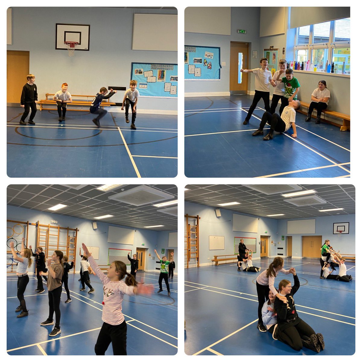 MrsEastonanto's tweet photo. In P.E. yesterday we made up dances and practised party dances for the Christmas parties next week 💃 🕺 @MrsMcManusanto https://t.co/eujcSoghqM