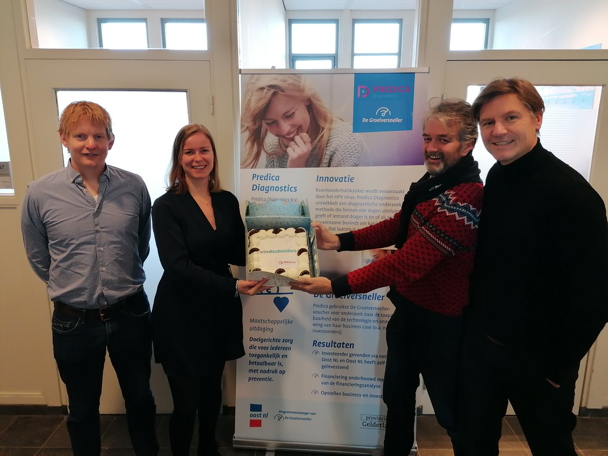 We were visited by Vindsubsidies to once more celebrate the Eurostars EU Funding we received for the development of assays that will improve cervical cancer screening and contribute to better cancer prevention and treatment. Vindsubsidies helped us through the subsidy process.