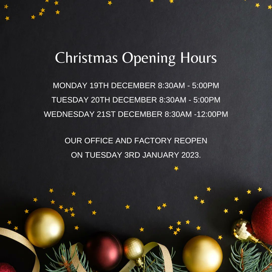 ETS_Trusses's tweet photo. We are open until Wednesday 21st December, so if you need some last minute help with trusses or joists before Christmas – please give us a call on 01952 771170

#Trusses #Joists #Christmas https://t.co/7GuyT6y1Be