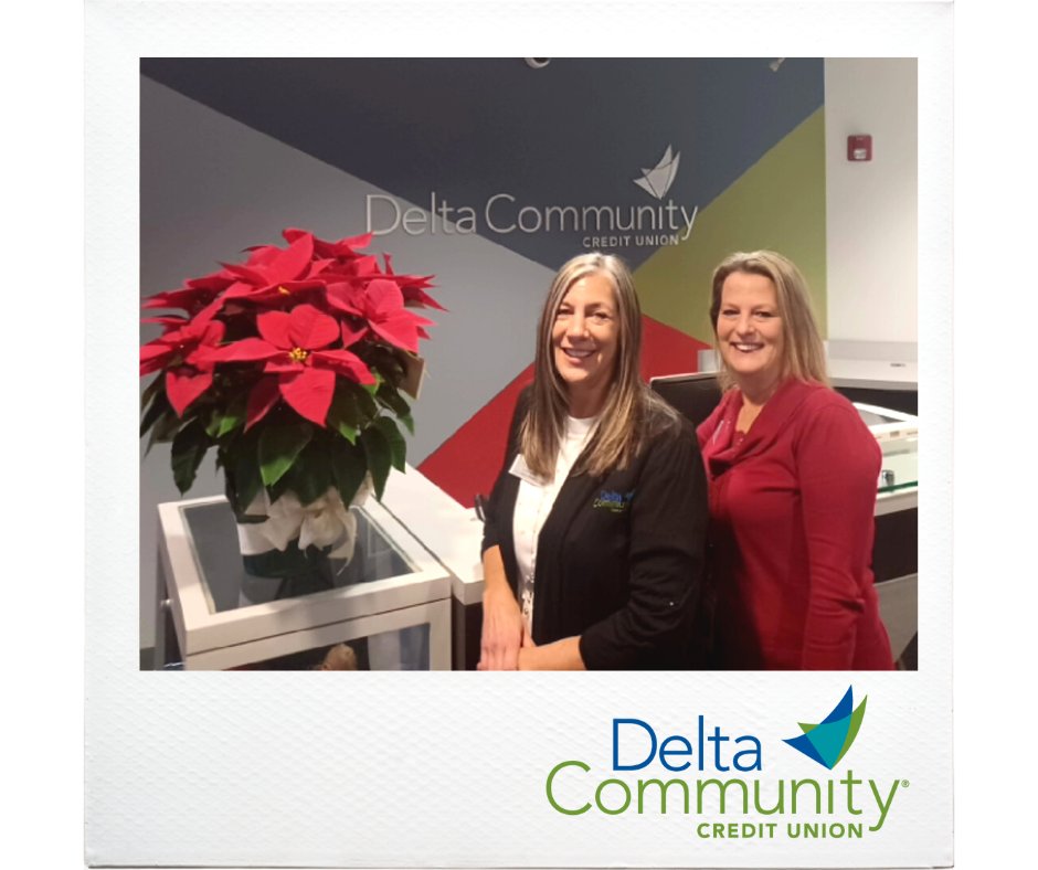 DeltaCommunity's tweet photo. Good morning and happy holidays from our Florence, KY (Cincinnati Metro) Branch. We have been at this location for 17 years. We are a small branch that services Delta Air Lines, Endeavor Air and many family members of our current members. Stop by and say hello to our team! ☃️ https://t.co/zLK9WQb6jr