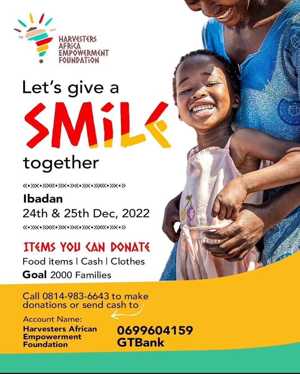 UncleGeeOfZion's tweet photo. Together we can make Christmas season worthwhile for some people. https://t.co/GtiBk51FBn