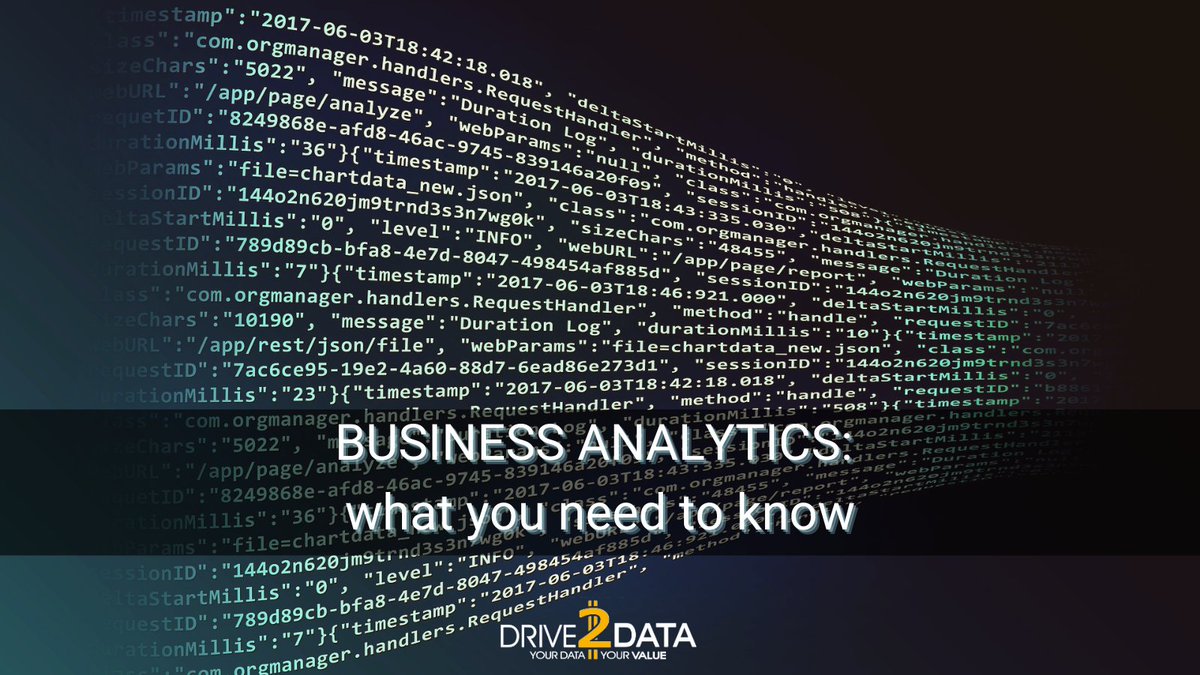 Drive2Data's tweet photo. 🔵Daily, every company produces a huge amount of data that must be analyzed to research #trends📶, increase #performance✅ and automate the #processes 💻

👉Find out more about #BusinessAnalytics in the new article: 
https://t.co/xZcsSjk0LW https://t.co/He9bcYXr4N