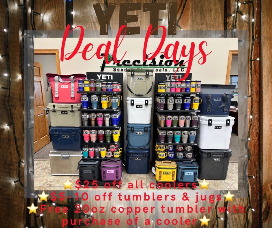Come stop by Southeast Nebraska’s YETI Headquarters Dec19-20 for all your last minute holiday needs. #Yeti