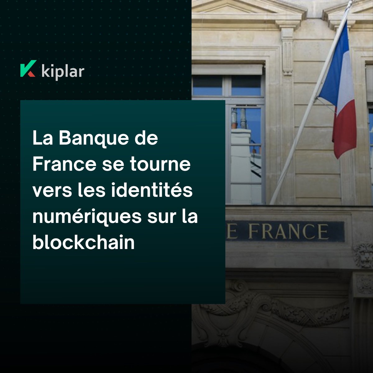 Afin de développer des solutions axées sur les identités numériques, la #Banque de #France a fait appel à plusieurs acteurs œuvrant dans les technologies #blockchain. Ceux-ci mèneront des expérimentations pour améliorer les processus de vérifications des établissements de crédit