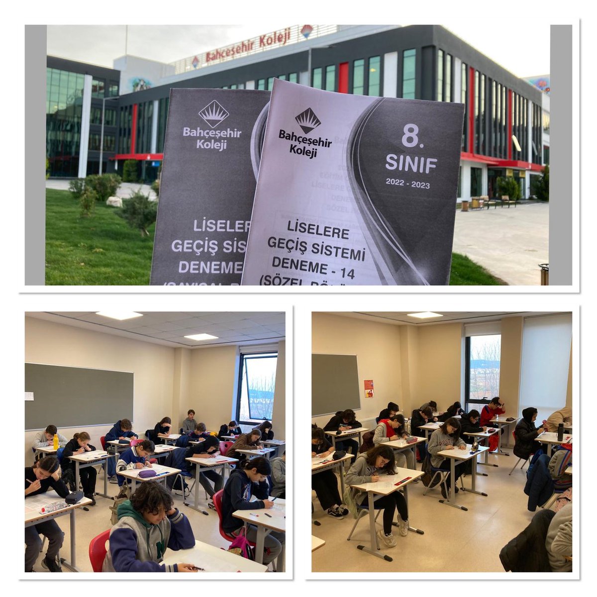 “Hiç yorulmamak üzere yola çıkanlar asla yorulmazlar.” Mustafa Kemal Atatürk 

8. Sınıf öğrencilerimize Türkiye geneli LGS-14 denememiz uygulandı. 
Onlara güvenimiz sonsuz! 💙❤️ 
#bahçeşehirkoleji