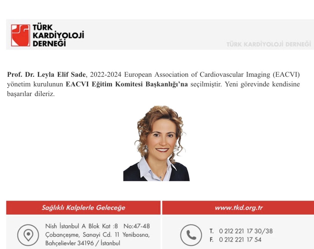 LEYLA ELIF SADE (@leylaelifsade) on Twitter photo Proud to work for the EACVI Proud to represent Turkiye and Turkish Society of Cardiology <a href="/TKDsosyal/">Turkish Society of Cardiology</a> within the #EACVI <a href="/Cosyns/">Cosyns Bernard</a> <a href="/s_e_petersen/">Steffen Petersen</a> <a href="/VDelgadoGarcia/">Victoria Delgado</a> <a href="/doctormutlu/">Bulent Mutlu</a> <a href="/baskentunv/">Başkent Üniversitesi</a> Proud to work for the EACVI Proud to represent Turkiye and Turkish Society of Cardiology <a href="/TKDsosyal/">Turkish Society of Cardiology</a> within the #EACVI <a href="/Cosyns/">Cosyns Bernard</a> <a href="/s_e_petersen/">Steffen Petersen</a> <a href="/VDelgadoGarcia/">Victoria Delgado</a> <a href="/doctormutlu/">Bulent Mutlu</a> <a href="/baskentunv/">Başkent Üniversitesi</a>
