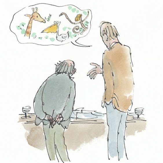 Happy 90th Birthday to Sir Quentin Blake from all of us here at the Roald Dahl Museum! 