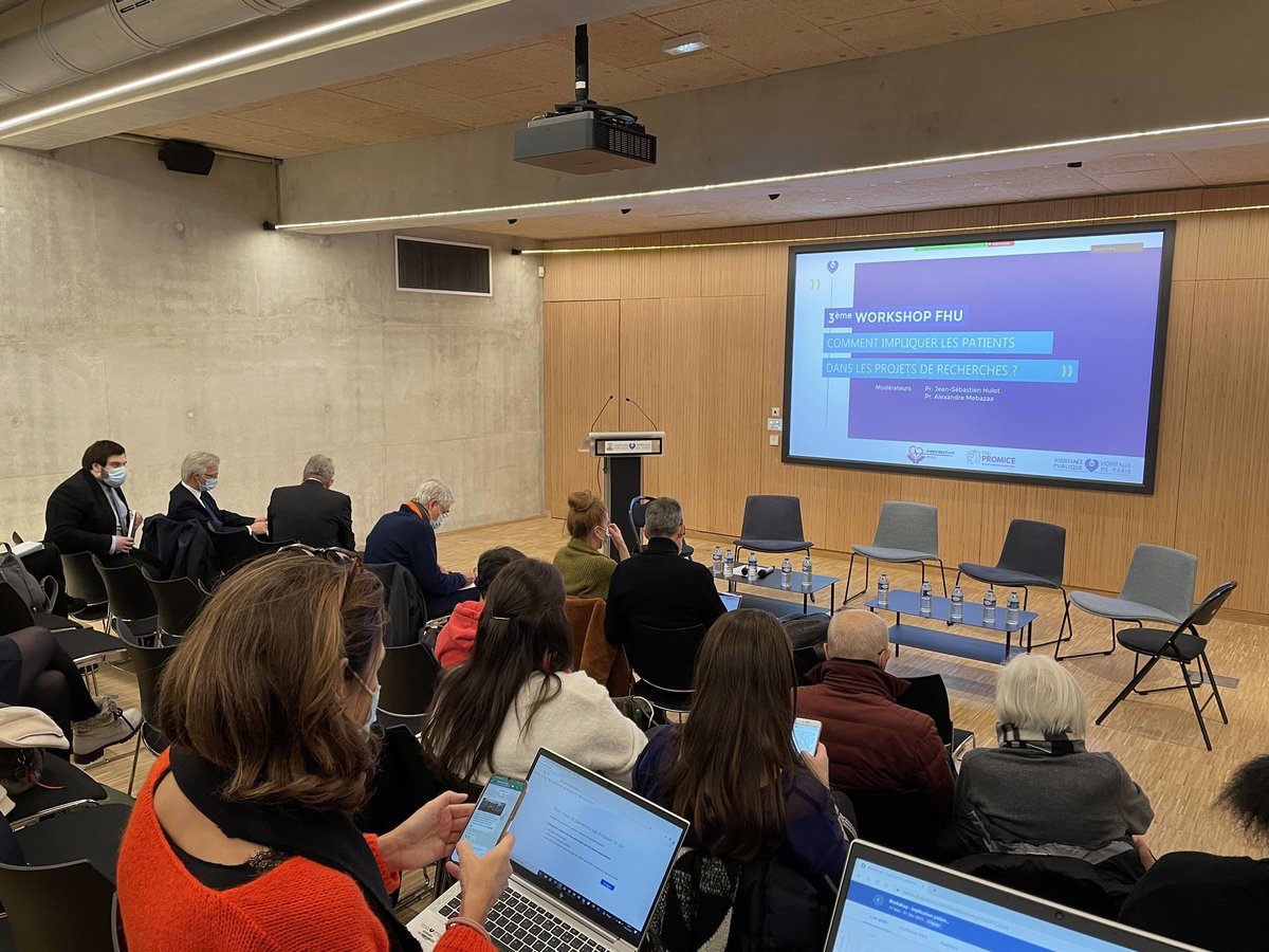 Organisation d’un workshop sur comment impliquer les patients dans les projets de recherches ! Merci à la fhu Promice également