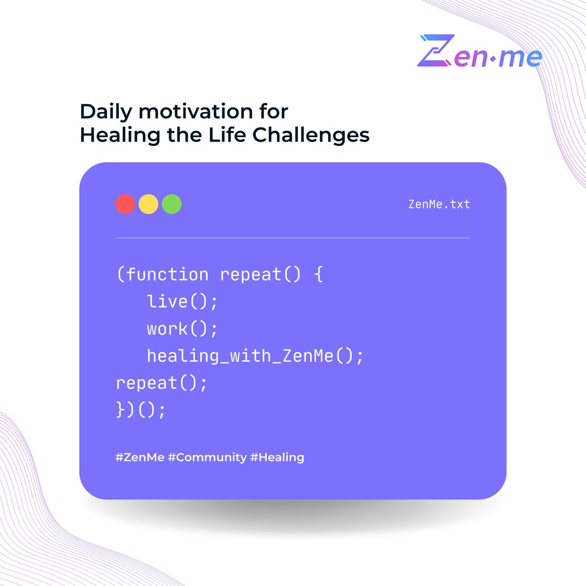 👉 Start to build, engage and monetize your community on ZenMe TODAY: app.zen-me.io

#ZenMe #community #healing #creator