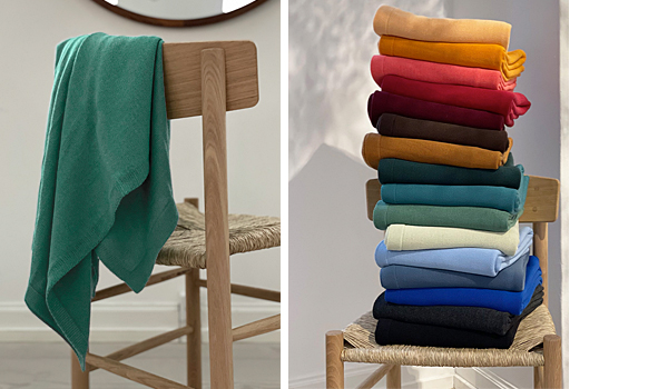 ScandObjects's tweet image. A collection of sustainable wool blankets made from leftover yarn. Check them out: tinyurl.com/sustainable-wo…