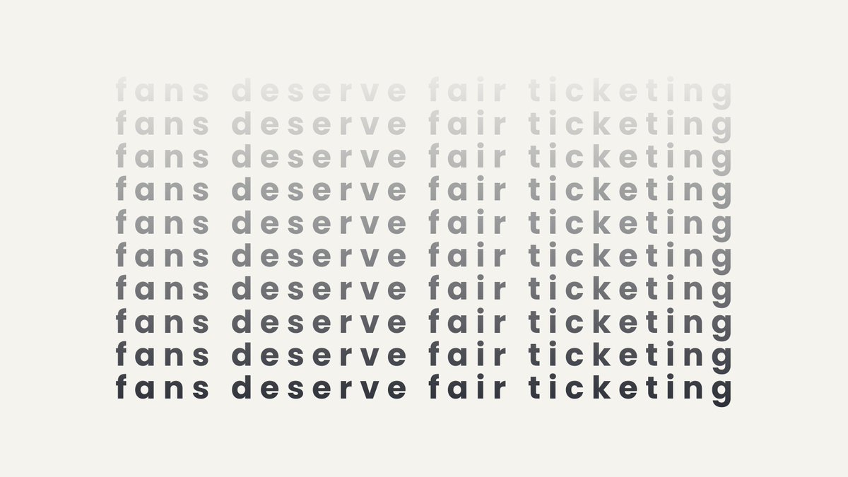getblocktickets's tweet photo. Fans deserve fair access to tickets.
Fans deserve fair ticket pricing.
Fans deserve ticketing transparency. 
Fans deserve a fair secondary market.

Fans deserve fair ticketing. Period.

Change is coming in early 2023. Stay tuned. 

#blocktickets #blockchain #ticketing #nft #web3 https://t.co/X7F9uaQxrf