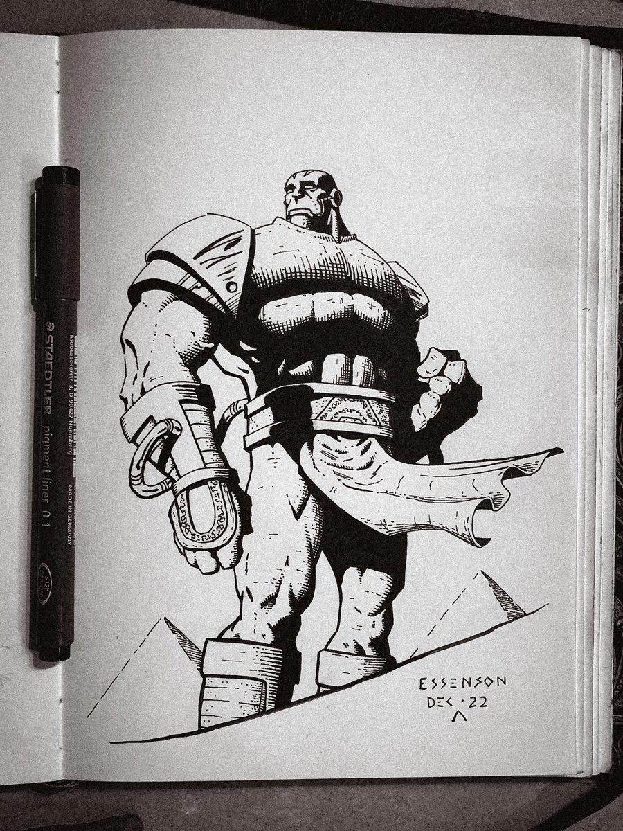 PEssenson's tweet photo. #Apocalypse #xmen #marvelcomics #comicart #ink #inkdrawing #lineart #traditionalart https://t.co/tIEz2fgQTA