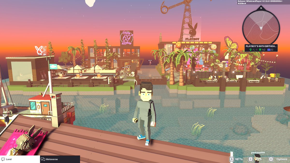 Darrell56843614's tweet photo. @TheSandboxGame @Playboy Celebrating @PLAYBOY’S 69TH BIRTHDAY PARTY! 👯‍♀️ https://t.co/IohkoQfLFh