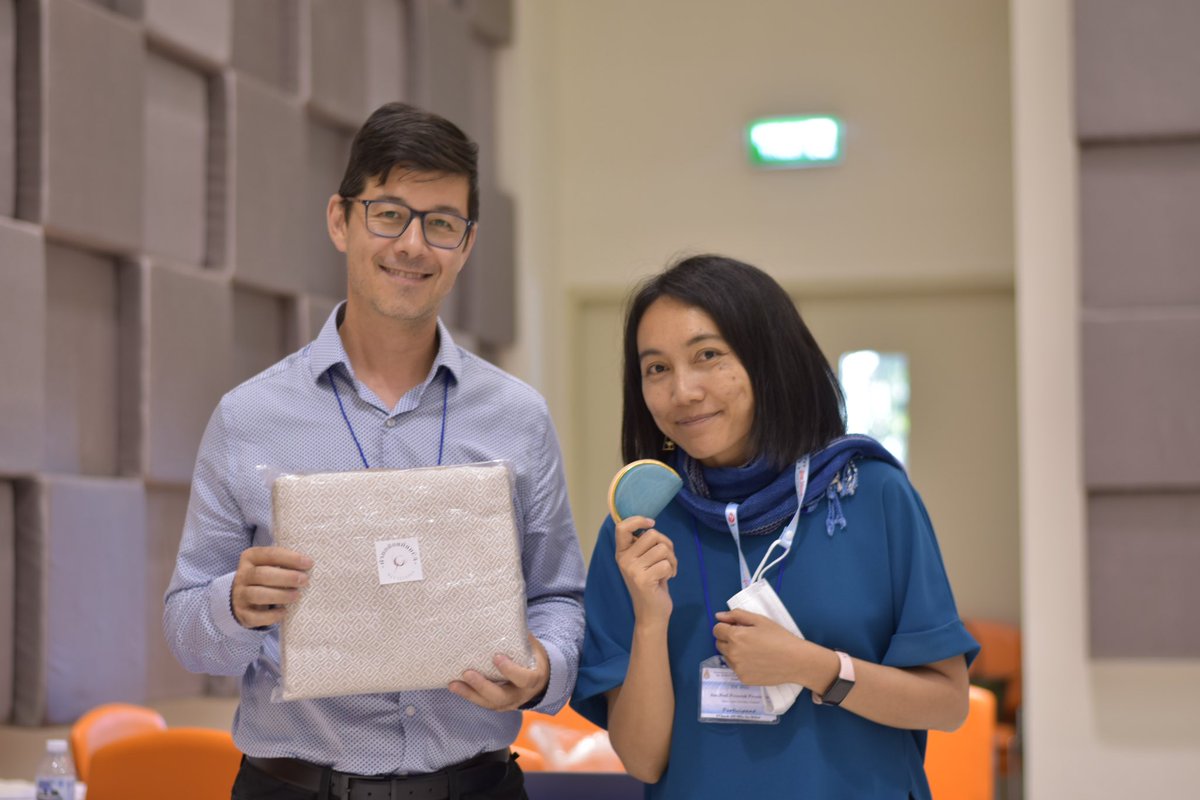 DesaulniersLab's tweet photo. This Dec 2022 @JP_Desaulniers was an invited speaker from @ontariotech_u to present at the “International Symposium on Chemistry and The 2nd KYUTECH-KKU International Symposium” in Thailand 🇹🇭
@khonkaenunivers @kyutech
#greatconference https://t.co/tQt8qML3q8