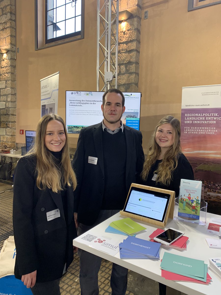 digitaledoerfer's tweet image. Im Rahmen des Projektes Digitale Dörfer Sachsen war unser Team diese Woche in Dresden auf dem „forum sachsen digital“. Dabei konnten wir uns vernetzen und austauschen. @FraunhoferIESE