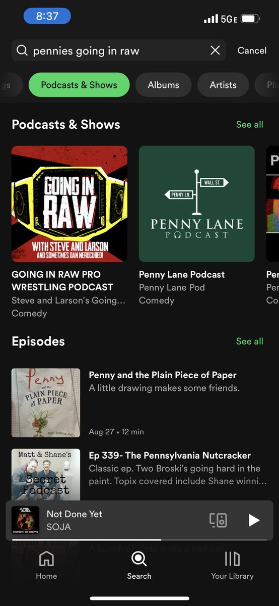 ibainteractive's tweet photo. @PGIRPod what’s up? Can’t find it on Spotify anymore. https://t.co/w6cz0trvEl