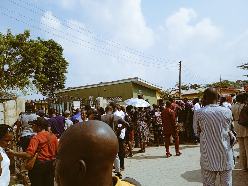 real_ebene1's tweet image. We are here at Oshodi/isolo local government to pick up our #PVC we are changing the narrative #getpvc #2023election