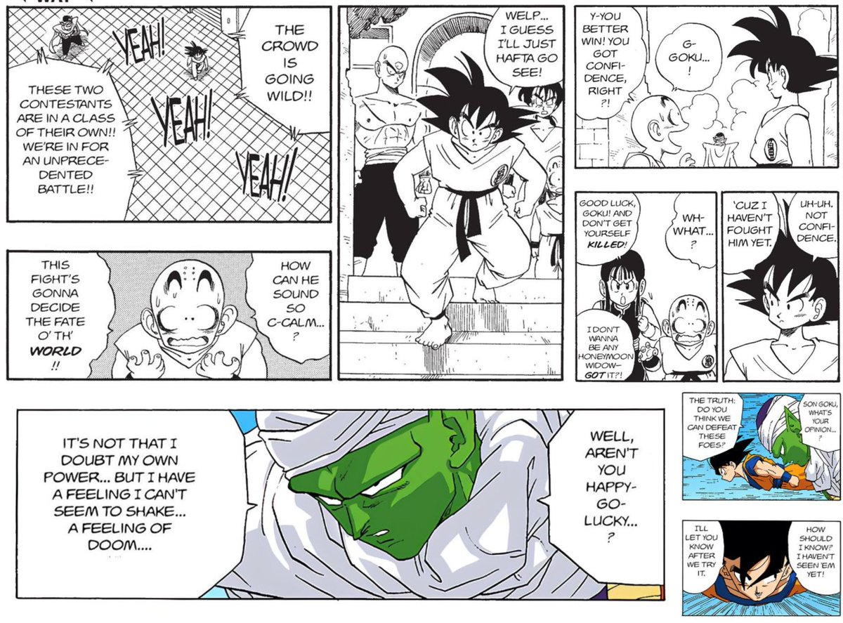 MajinSaiyan1's tweet photo. I don't really think it should be controversial

Goku has always been the guy who takes risks and believes he can find a way to make things turn out right in the end

King Kai states that this is his biggest strength

Goku also brought up a good moral argument https://t.co/0OHUypJTaU