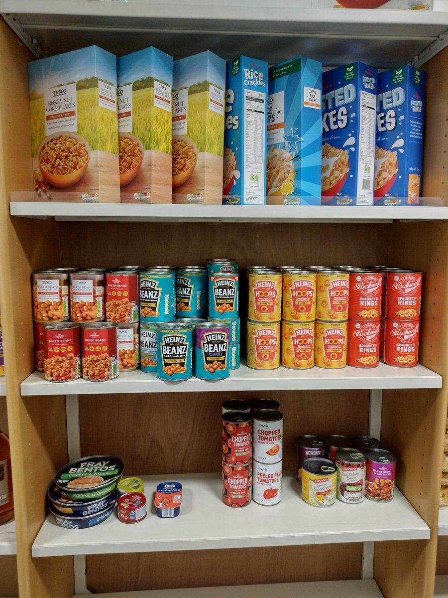 WestCollScot's tweet photo. We're delighted to have been able to open the first of our campus ‘Green Room’ eco-larders before Christmas – ensuring our students and staff have access to food, toiletries and warm clothing this winter.
Huge thanks to the Inverclyde Food Network for their help and generosity. https://t.co/XcAlj9uagq