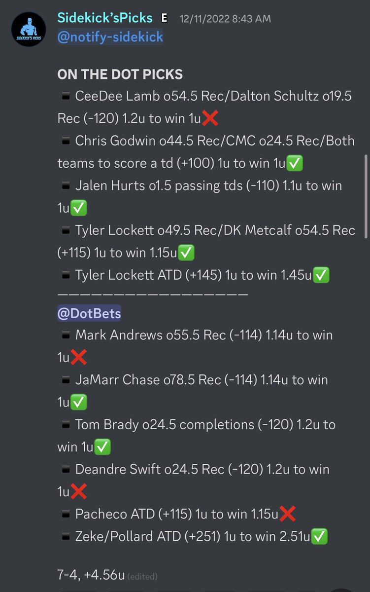 #OnTheDot starts at 7pm tonight! Join @DotBets and I as we cover your #NFL dfs slate and give you our best bets powered by @propsdotcash!

@GoldBoysSupport 
@pikkitsports