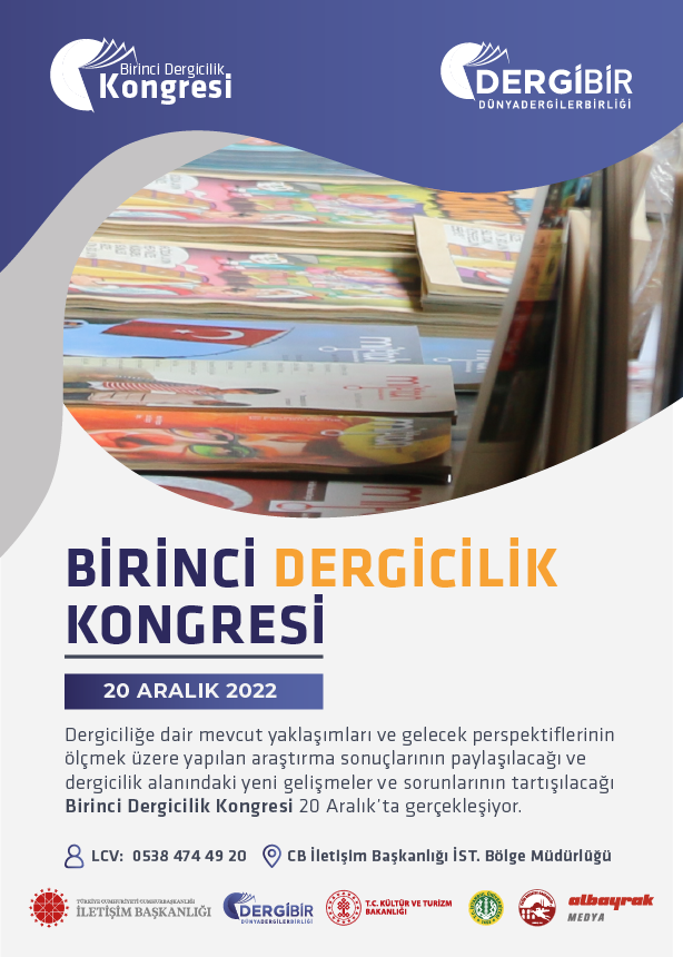 dergibir's tweet photo. Dünya Dergiler Birliği tarafından gerçekleştirilen 1. Dergicilik Kongresi 20 Aralık'ta gerçekleşiyor. #dergicilikkongresi @dergibir @gencdergibir

📞 LCV: 0538 474 49 20
📍 CB İletişim Başkanlığı İstanbul Bölge Müdürlüğü https://t.co/zxPTvt8c1S