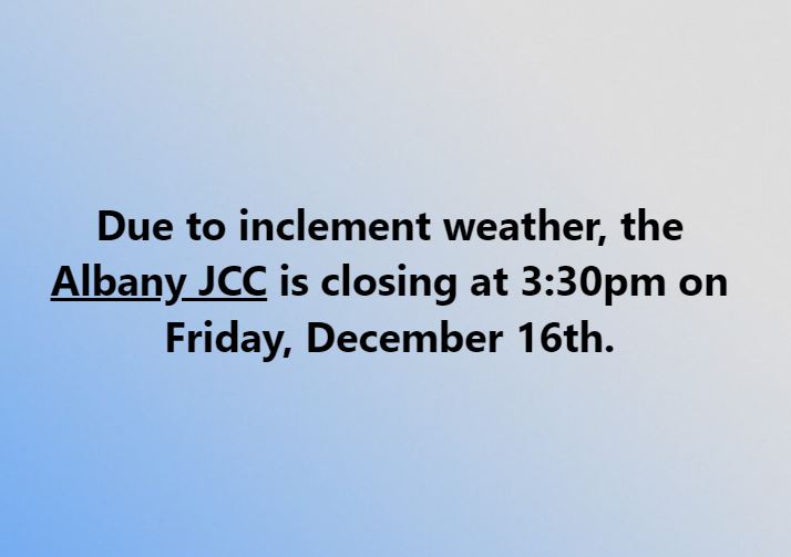 Albany JCC tweet media