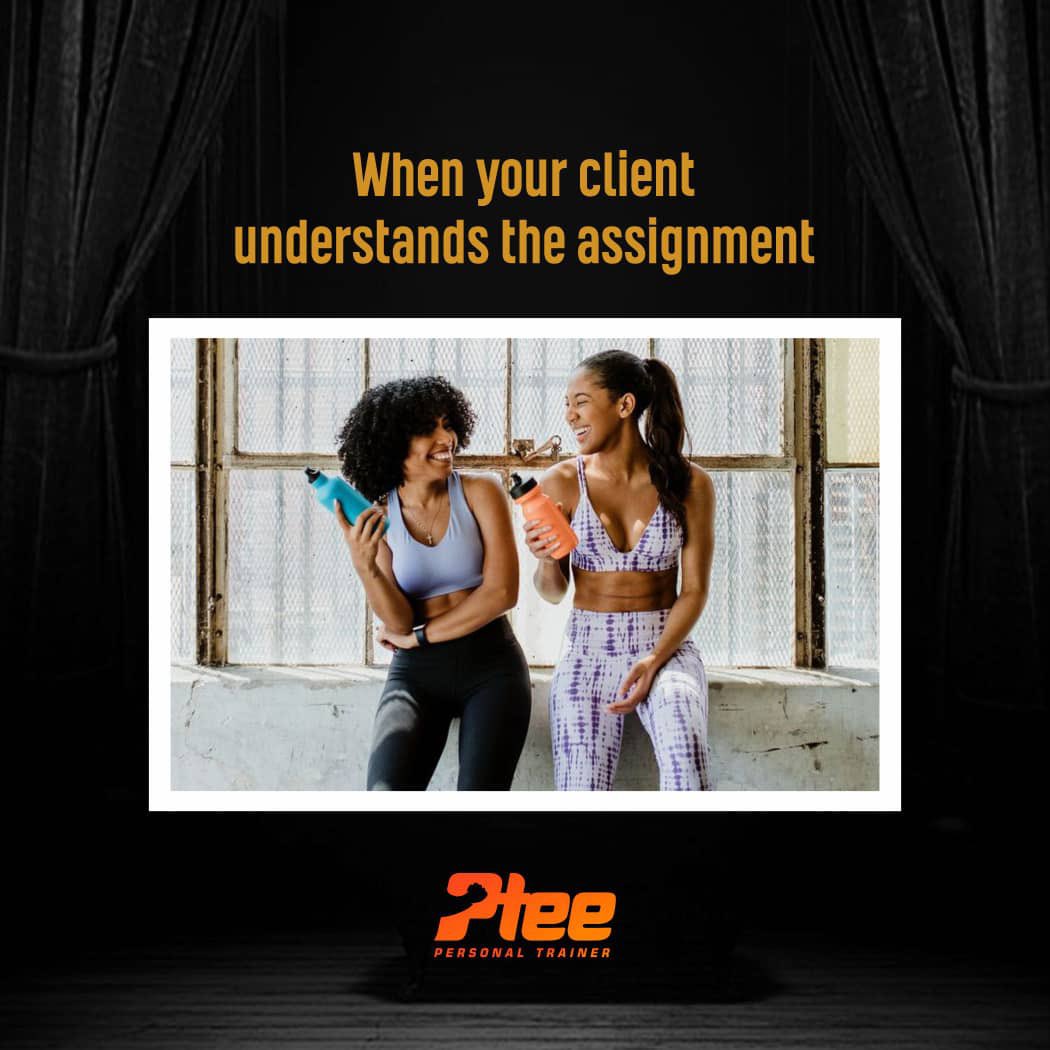 ThePTStack's tweet image. Hey coach ,
Do you know that feeling ? 

Tag your client that always understands the assignment