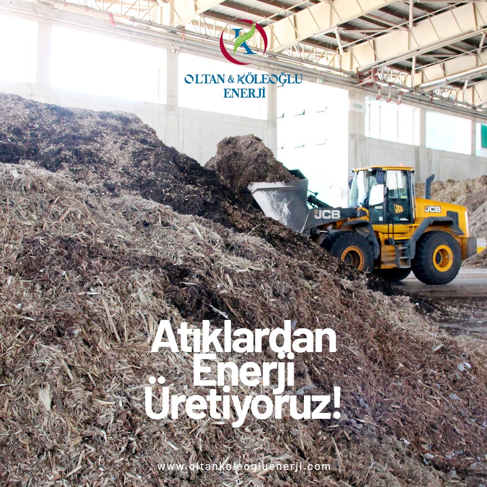 Organik atıkların geri dönüştürülmesiyle hem çevre kirliliğini önlemiş hem de toprağa bitkiler için gerekli olan besin elementlerini geri vermiş oluruz.

Biyokütle Enerji Santrali ile; ülkemize, doğaya ve yaşama değer katıyoruz.

#OltanKöleoğluEnerji #BiyoKütleEnerjiSantrali