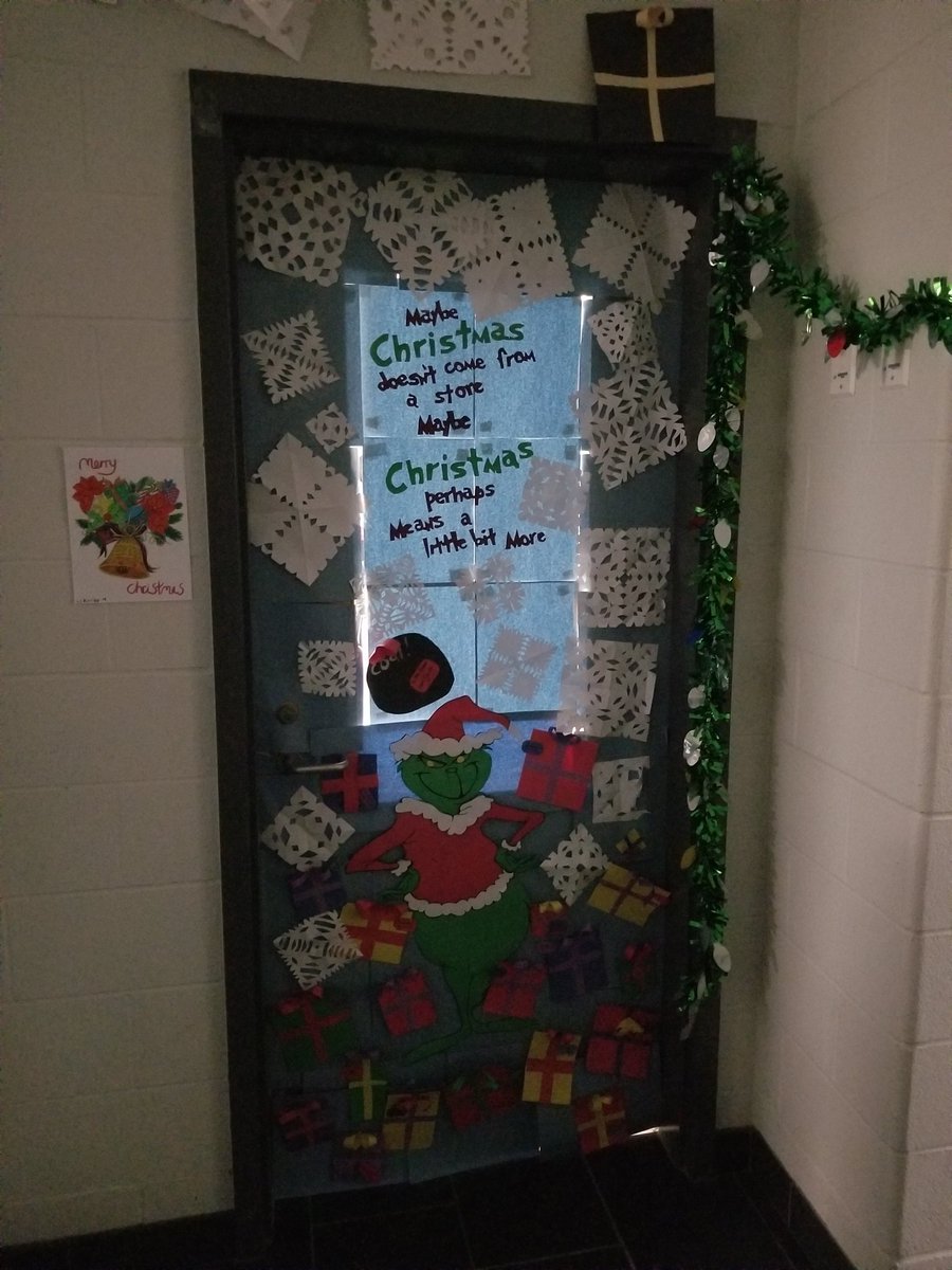 ... soany Christmas doors!