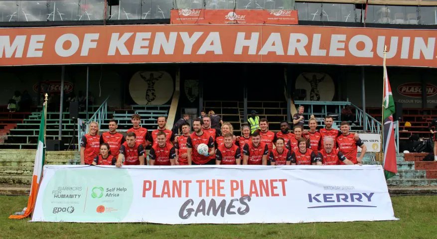 selfhelpafrica's tweet image. More than 50 of Ireland’s top GAA stars kick-started the planting of one million trees with Self Help Africa, during a recent trip to Nairobi for the Plant the Planet Games with Warriors for Humanity. 🌳🏐

Read about its impact on players &amp;amp; communities: bit.ly/3HGUa2U