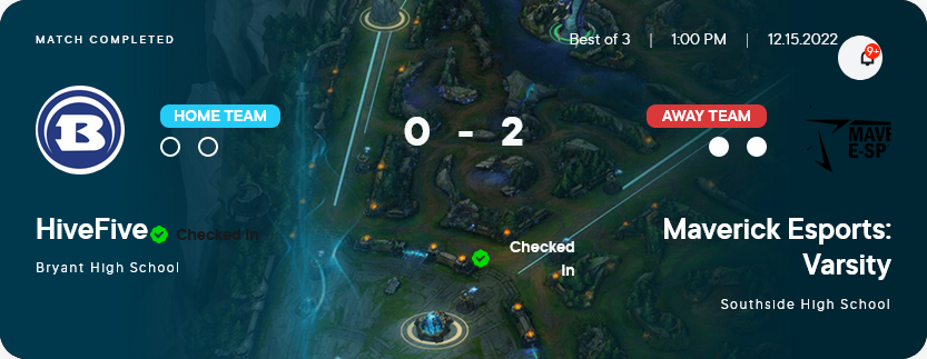 Congratulations to Southside High School on the win.

Thanks to Hendrix College for hosting a great event, and congrats to our League of Legends team on their first top two finish!