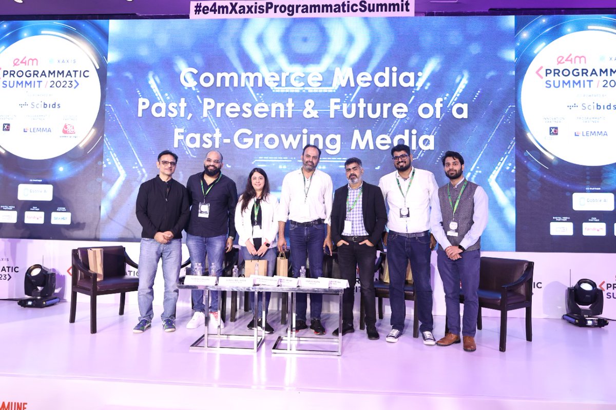 e4mtweets's tweet photo. #e4mXaxisProgrammatic Summit 2022 in pictures.

#e4m #programmaticadvertising #digitalmarketing #marketingstrategy #programmaticsummit https://t.co/0J0oaOsv2x