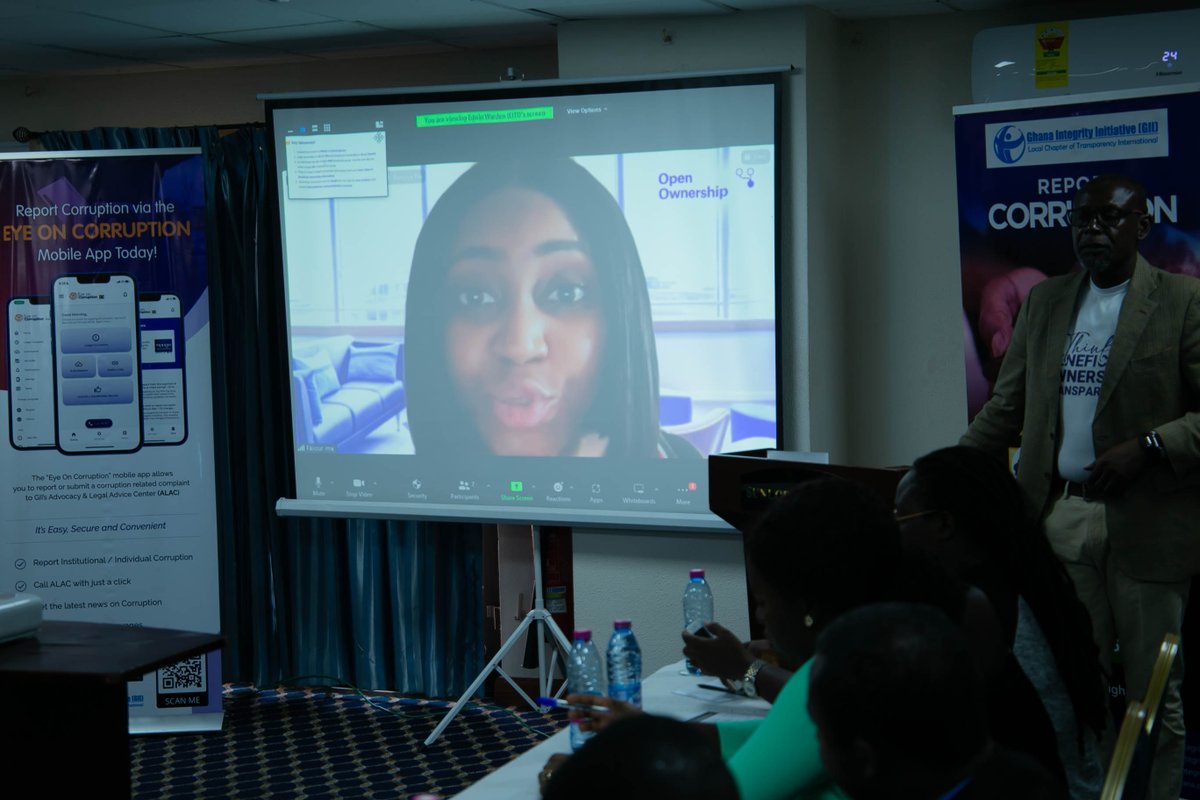 tighana_'s tweet photo. Favour Ime, Anglophone Africa Regional Manager, @OpenOwnership made an insightful presentation on Understanding complex and opaque ownership structures.  An important topic for anyone interested in corporate &amp; financial law! #ownershipstructures #corporatelaw #finance https://t.co/uVFWi8RT0S