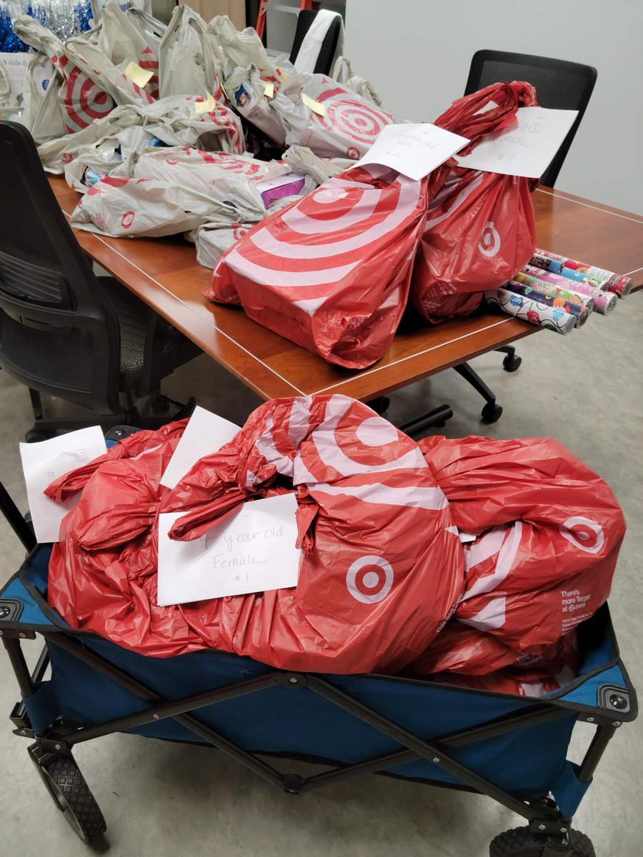 This week, our Evansville office received a very generous donation from their local <a href="/Target/">Target</a>; over $500 worth of gifts and toys for our foster children! #Target #TheVillagesofIndiana #fostercare
