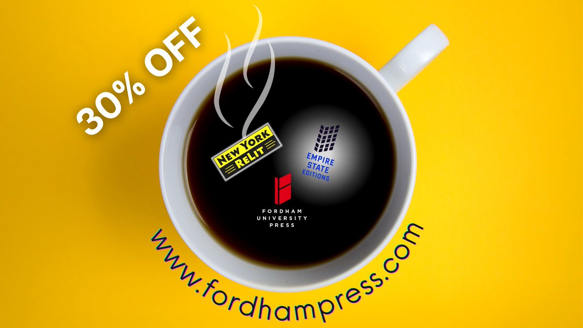 FordhamPress's tweet photo. Life is better when you are reading a book! ☕Check out our #HolidaySale today to find that perfect #GIFT for that special someone... 30% OFF sitewide📚

👉https://t.co/L6s00JaAsb👈

#goodmorning #ReadUP #NextUP #NYReLit #NYC #books #christmasgifts #hanukkahgifts #books #booknerd https://t.co/kHJIp6Bfmw