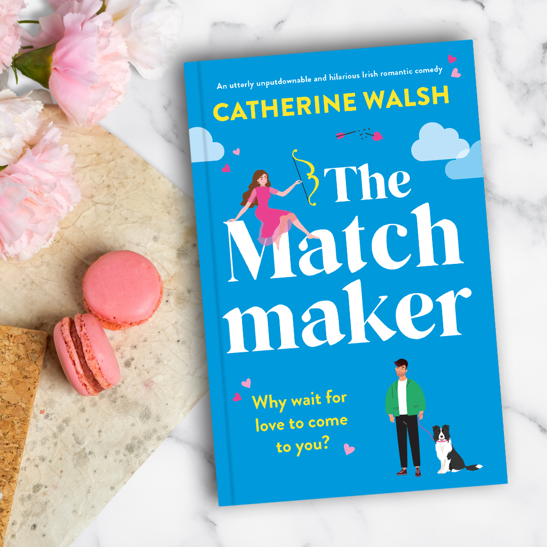 bookouture's tweet photo. ❤Why wait for love to come to you?❤

😍We're utterly in love with the gorgeous cover for The Matchmaker by @CatWalshWriter! This utterly unputdownable and hilarious Irish romantic comedy is out April 18th.

Pre-order: https://t.co/6LaK8bz79N https://t.co/8OwDbgd0tX