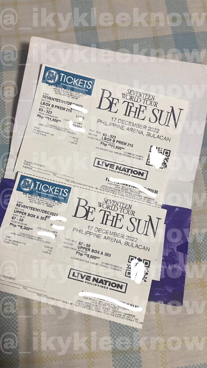 WTS LFB SEVENTEEN BETS BULACAN

(2) LBB Premium Section 215 Tickets

— Price: 11k each (inclusive of carat membership fee &amp; online fee)
— Can be claimed on the day itself and meetup is at the venue
— RFS: found desired seats (selling for a friend)

DM if interested!