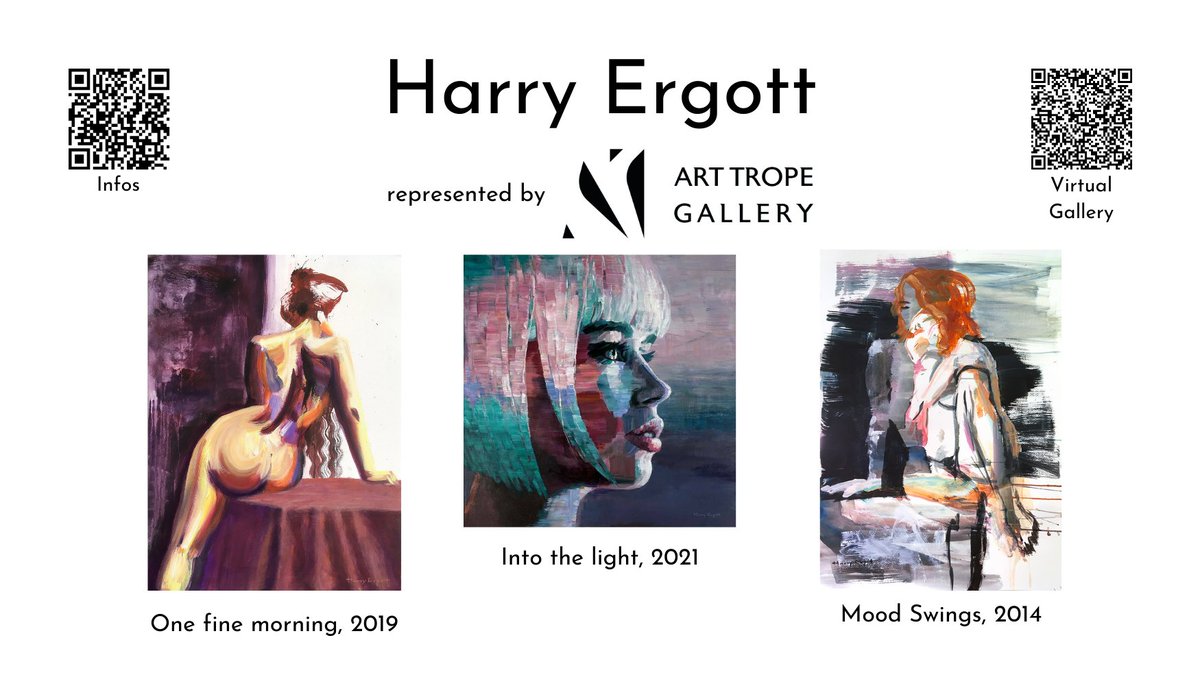 [#artcontemporain #artworks #harryergott] ⚡
<a href="/ArtTropeGallery/">ART TROPE GALLERY</a> vous invite à partager et échanger sur 
<a href="/ErgottHarry/">Harry Ergott</a> pendant les fêtes de fin d’année.

👉Galerie virtuelle : bit.ly/3UWxrDa
👉@Artnet : bit.ly/3HBhRd8
👉<a href="/Artsper/">Artsper</a> : bit.ly/3j9VyRn

#art