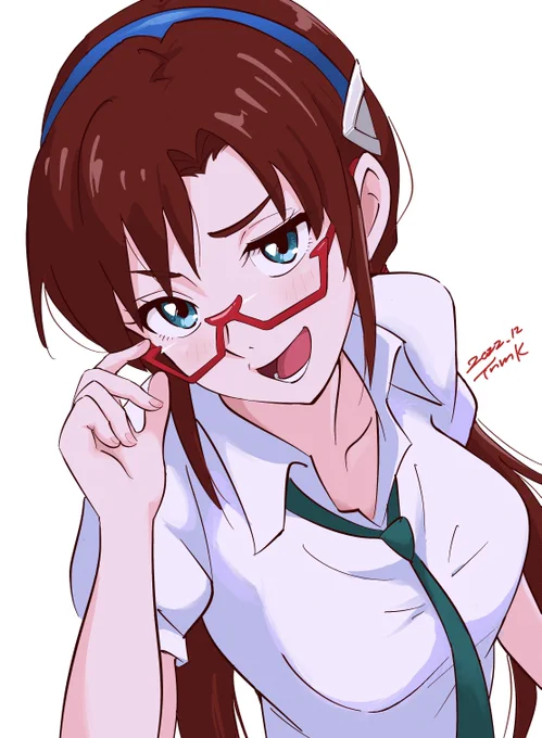 はは〜ん?#真希波・マリ・イラストリアス#エヴァンゲリオン 