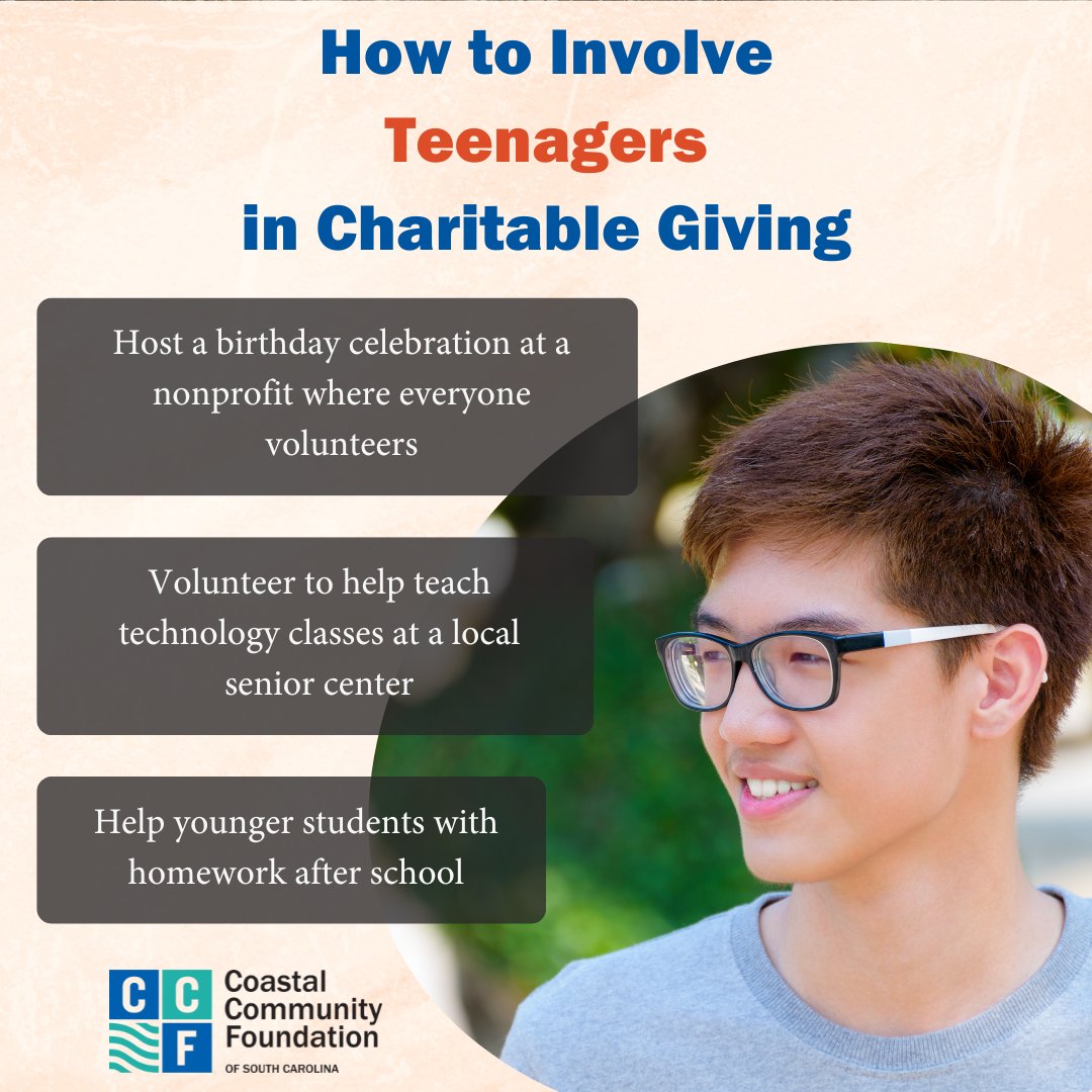 Philanthropy Friday! 
One of the most valuable things your teen can donate is their time. We have a few ideas of ways teenagers can start to get more involved with charitable giving. 

#philanthropy #seasonofgiving #nonprofits #chsparents #giveback