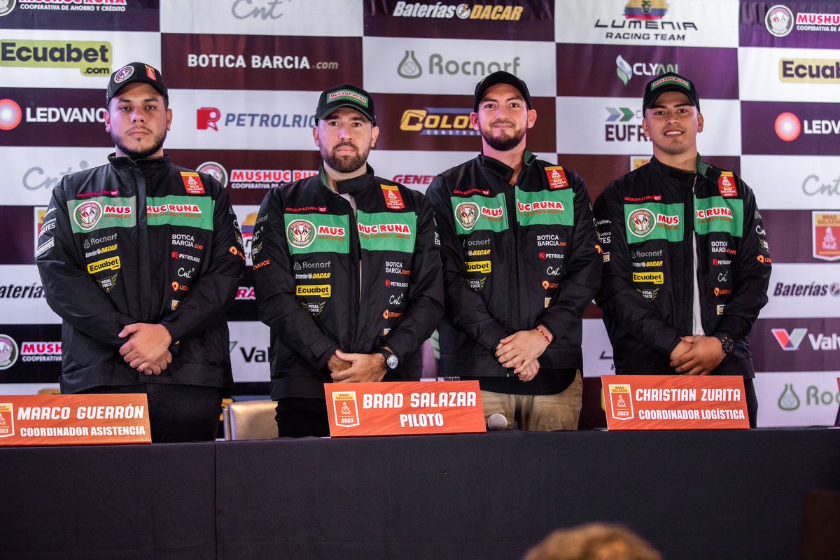 Andresito__'s tweet photo. El piloto ecuatoriano Brad Salazar junto a su equipo se encuentran listos para el #Dakar 2023
Cristian Zurita, coordinador de logística dio a conocer detalles sobre el reto que viene en este #Rally el cual participarán con su UTV en modalidad T3 https://t.co/0s7bdRlJfQ