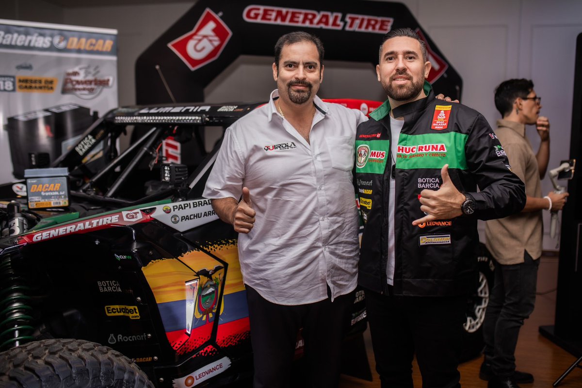 Andresito__'s tweet photo. El piloto ecuatoriano Brad Salazar junto a su equipo se encuentran listos para el #Dakar 2023
Cristian Zurita, coordinador de logística dio a conocer detalles sobre el reto que viene en este #Rally el cual participarán con su UTV en modalidad T3 https://t.co/0s7bdRlJfQ
