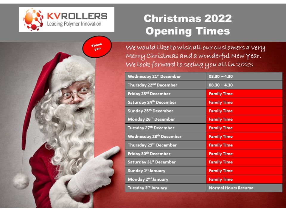 KV_Rol's tweet photo. Christmas Opening Times 2022 
@KV_Rol https://t.co/Mqm8b8Kvol