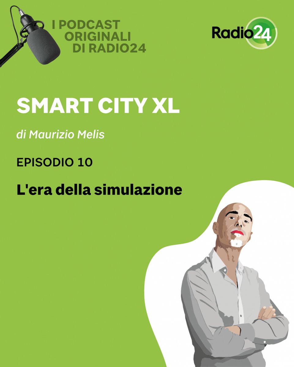 Forse non viviamo dentro una simulazione, ma di certo vivremo grazie a una simulazione

Ascolta la punta ▶️ s24ore.online.gruppo24.net/SmartCityXL

<a href="/ilmelo_/">maurizio melis</a>  #innovazione #simulazione #simulazioni #radio #lapassionesisente #Radio24